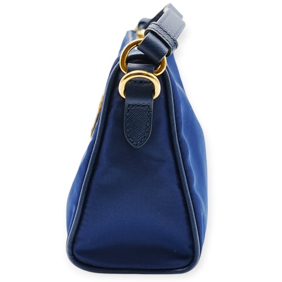 Prada Blauwe Nylon Schoudertas - '10s - Image 3
