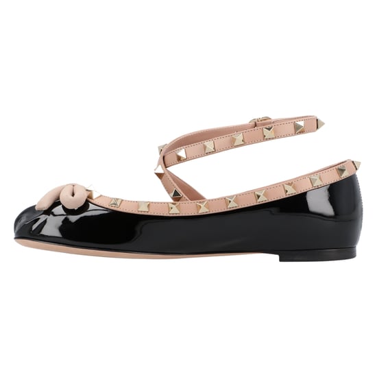 Valentino Rockstud Ballerina Schoenen Zwart - Image 2