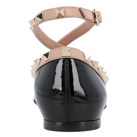 Valentino Rockstud Ballerina Schoenen Zwart - Image 3