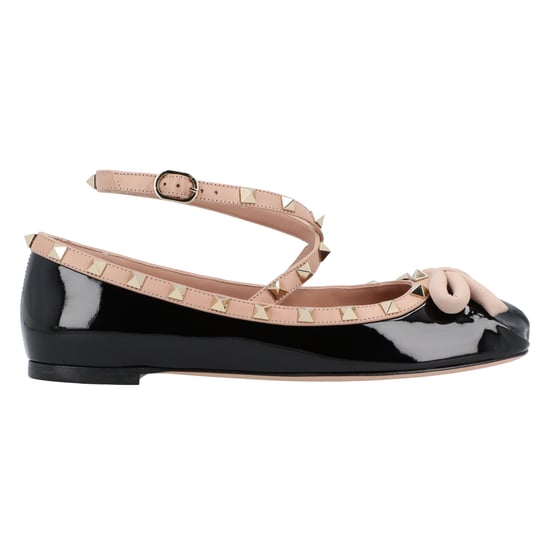 Valentino Rockstud Ballerina Schoenen Zwart - Image 6
