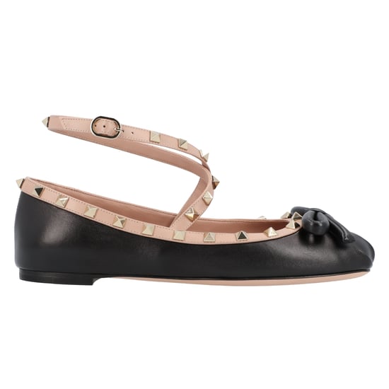 Valentino Rockstud Ballerina's Zwart - Image 5