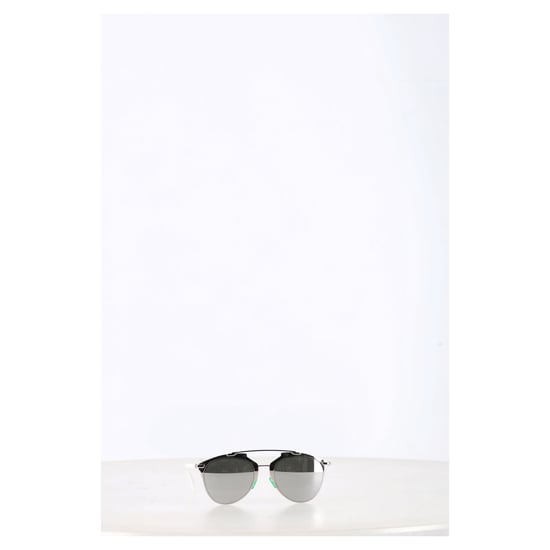 Dior Weerspiegelde Piloten Zonnebril in Zilver Metaal - Image 5