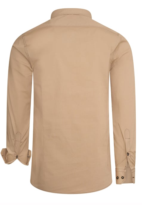 Slim fit overhemd met lange mouwen en contrasterende stiksels - Image 2