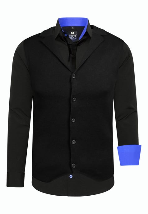 Driedelig pak met overhemd, vest en stropdas - Image 1
