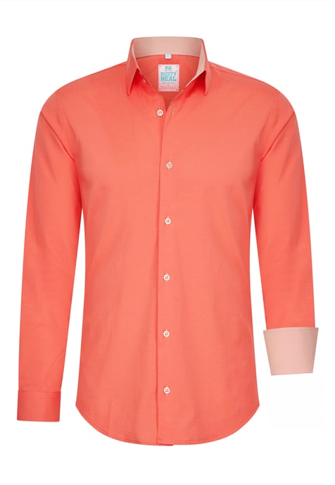 Pastelkleurig overhemd S - 6XL Slim Fit Katoenen stretch - Image 1