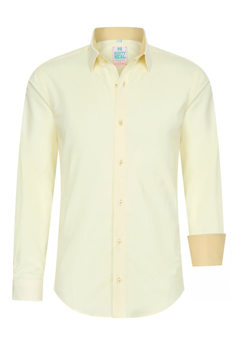 Pastelkleurig overhemd S - 6XL Slim Fit Katoenen stretch - Image 1