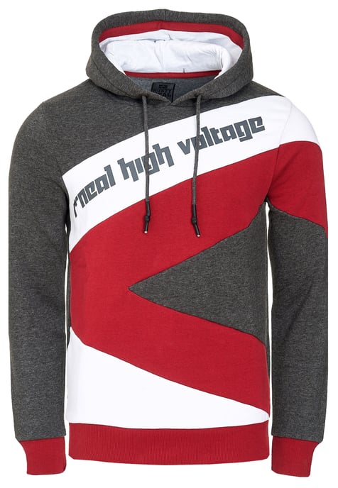 Hoodie met contrasterende kleurblokken - Image 1