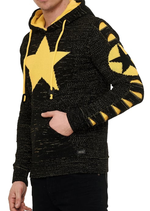 Grof gebreide hoodie - Image 3