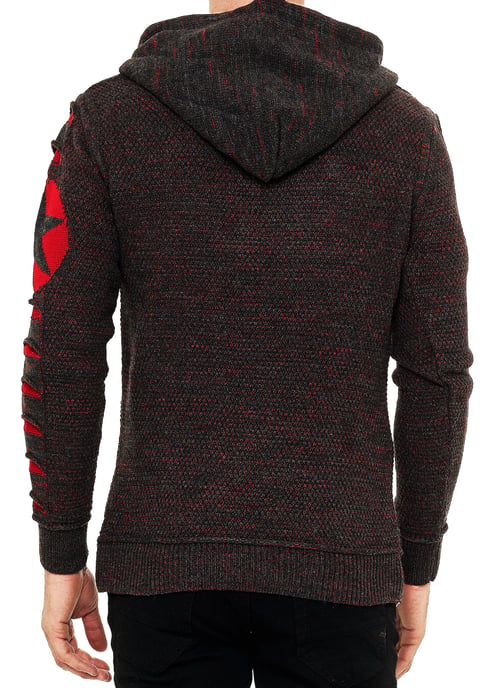 Grof gebreide hoodie - Image 4