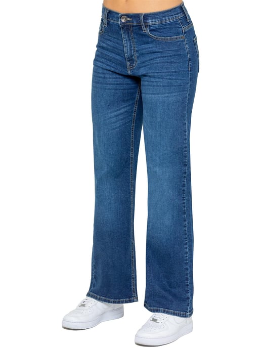 Enzo | Dames Jeans Met Wijde Pijpen - Image 2