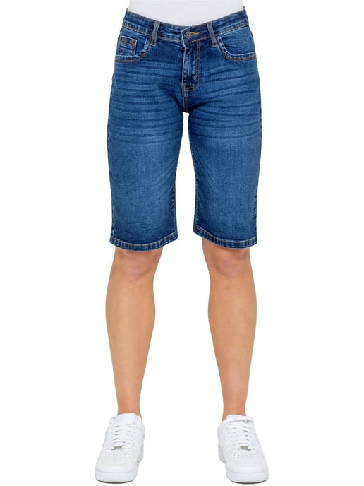 Enzo | Lange Denim Shorts voor dames - Image 2