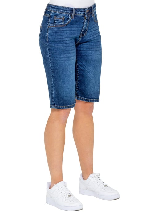 Enzo | Lange Denim Shorts voor dames - Image 3
