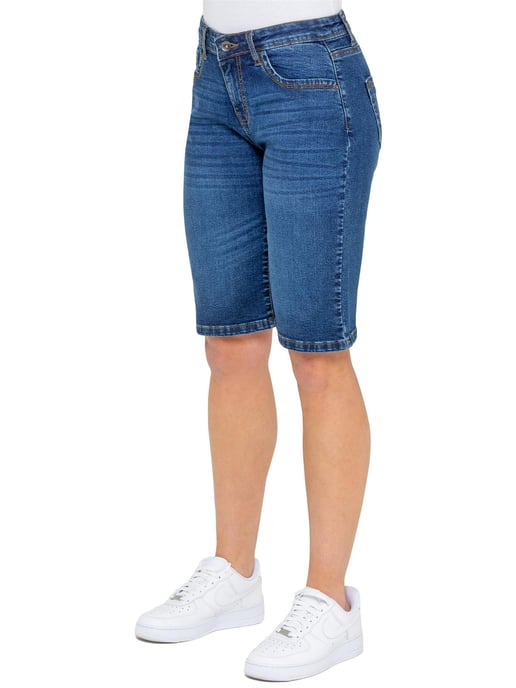 Enzo | Lange Denim Shorts voor dames - Image 4