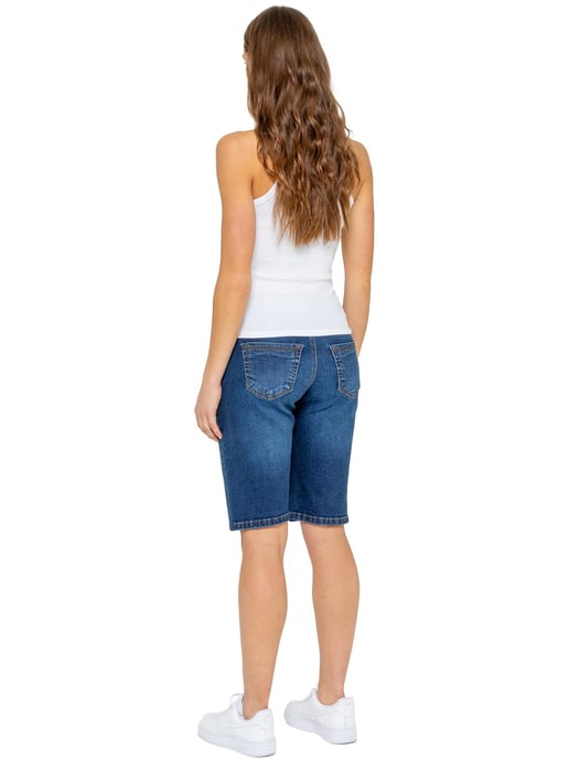 Enzo | Lange Denim Shorts voor dames - Image 6
