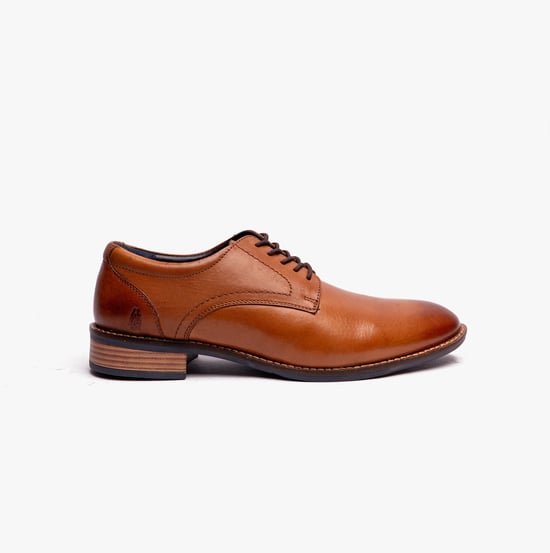 Hush Puppies Damien Heren Formele Veterschoenen Tan - Image 1