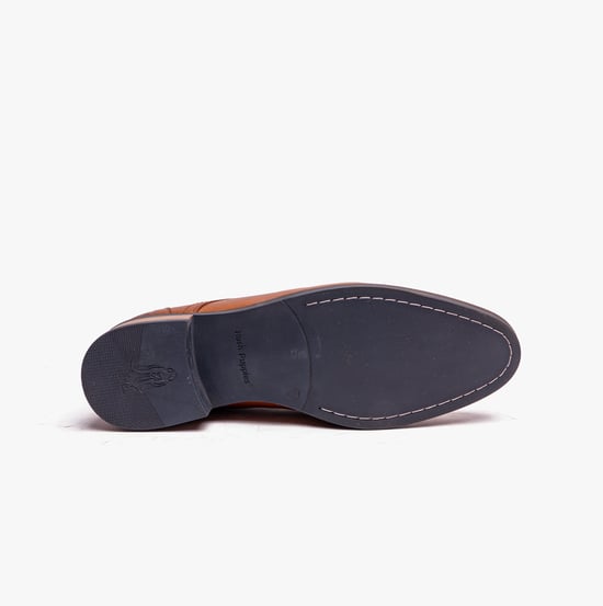 Hush Puppies Damien Heren Formele Veterschoenen Tan - Image 5