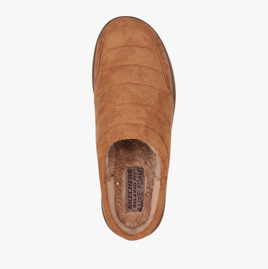 Skechers Relaxed Fit: Murette Garvanza Heren Tan Muiltjes Van Microvezel - Image 2