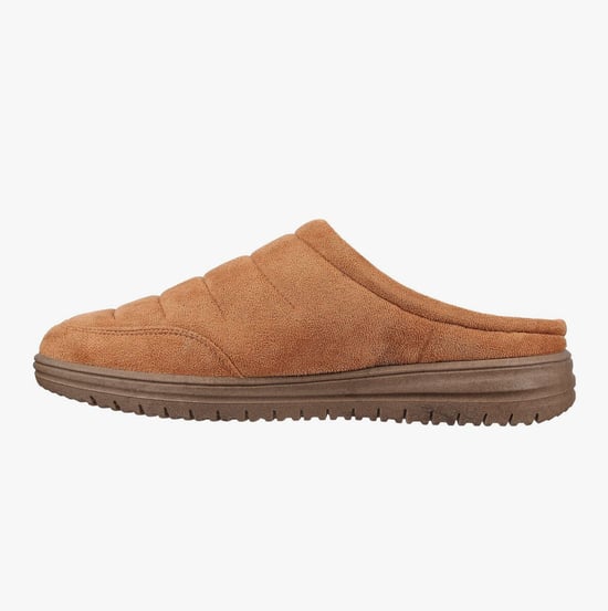 Skechers Relaxed Fit: Murette Garvanza Heren Tan Muiltjes Van Microvezel - Image 3