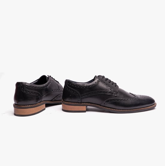 Hush Puppies Dustin Heren Brogue Schoenen Zwart - Image 2