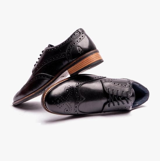 Hush Puppies Dustin Heren Brogue Schoenen Zwart - Image 4