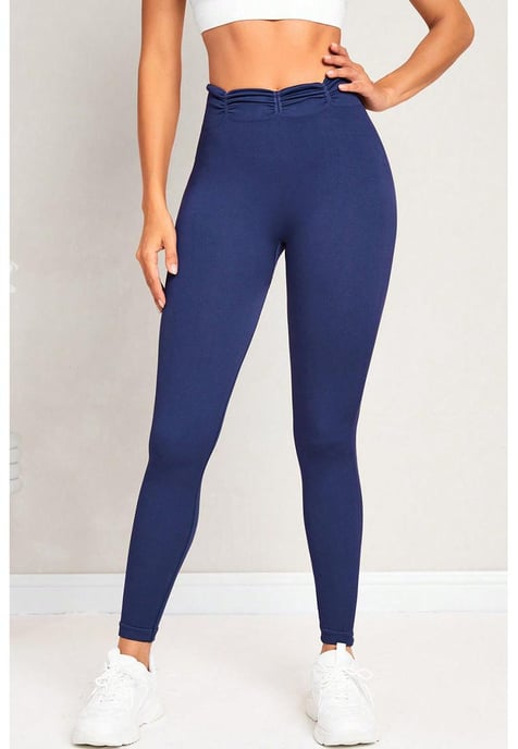 Actieve Legging Met Ruches En Hoge Taille - Image 1