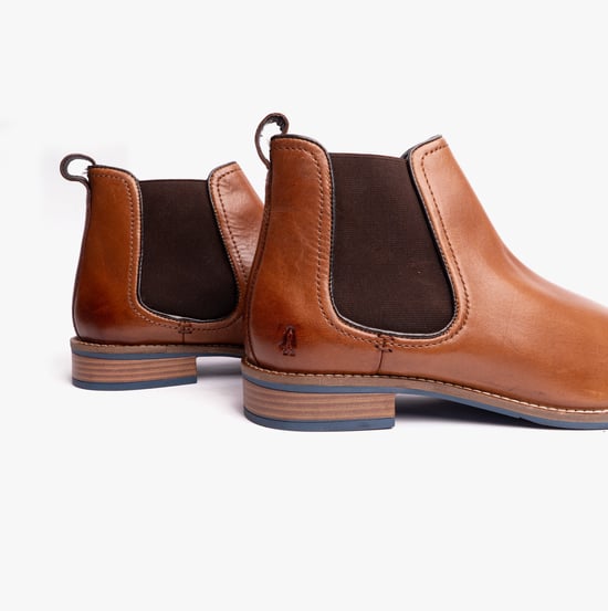Hush Puppies Diego Chelsea Heren Formele Laarzen Tan - Image 2