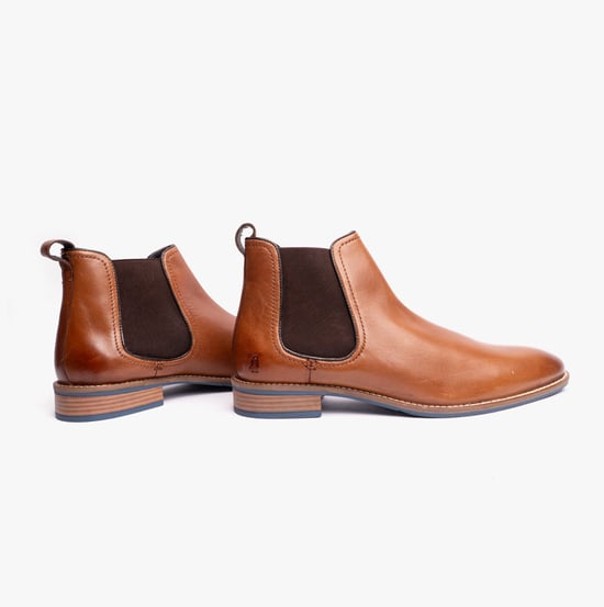 Hush Puppies Diego Chelsea Heren Formele Laarzen Tan - Image 3