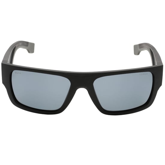 Hugo Boss Grijze Gepolariseerde HC OL Lens Matte Zwarte Zonnebril - Image 1