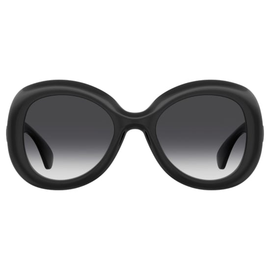 Moschino Bold ronde zwarte zonnebril - Image 1