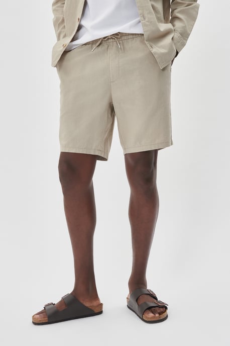 Short Regular fit beige - Image 3