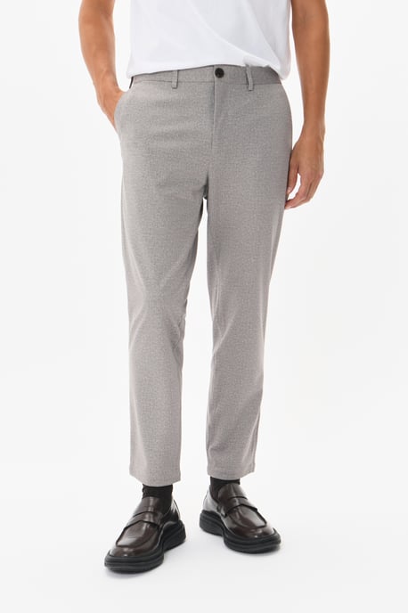 Casual broek Regular fit melange - Image 1