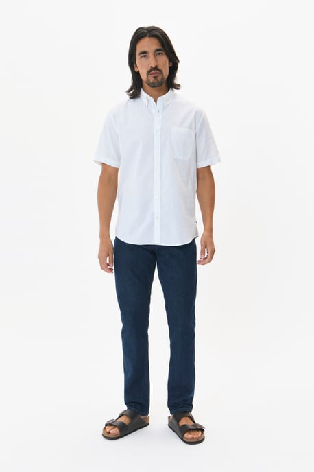 Korte mouwen shirt Regular fit white - Image 2