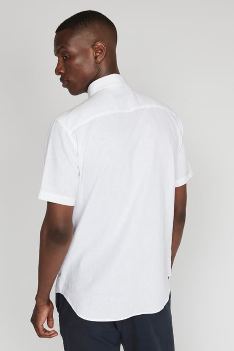 Korte mouwen shirt Regular fit white - Image 3