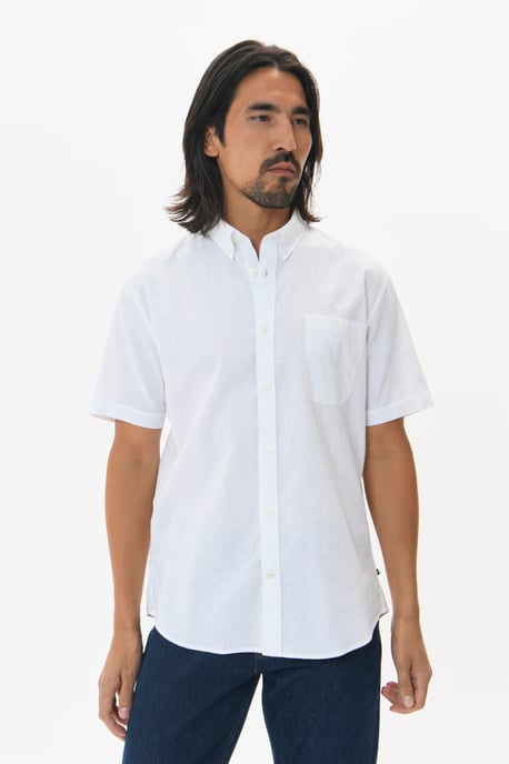 Korte mouwen shirt Regular fit white - Image 5
