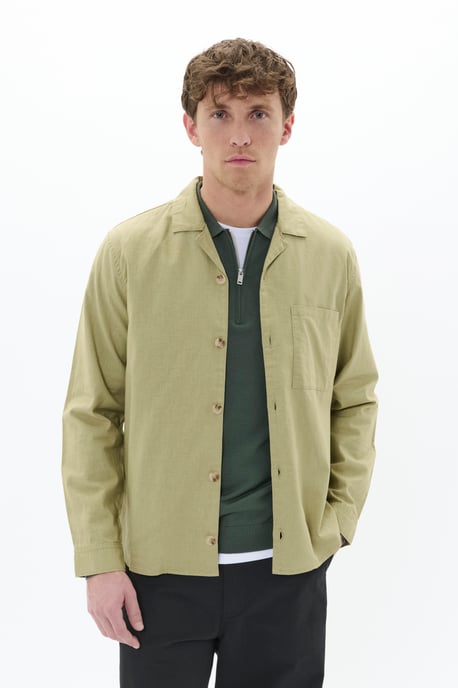 Overshirts Regular fit pale green - Image 2