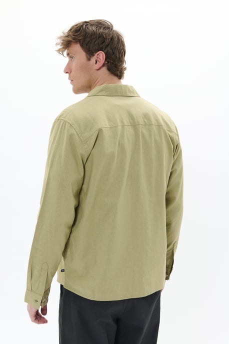 Overshirts Regular fit pale green - Image 3