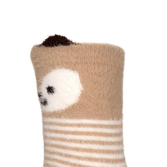 Trespass Sokken met dierengezicht voor kinderen/Kinderen (Beige) - Image 5