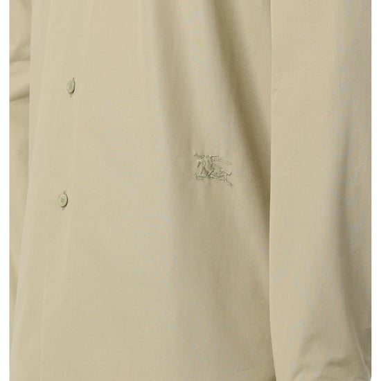 Burberry Equestrian Knight-Motif overhemd met knopen Hunter Green Casual Shirt - Image 3