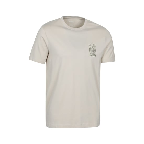 Mountain Warehouse Heren Cotswold Korte Mouwen T-Shirt (Off White) - Image 3