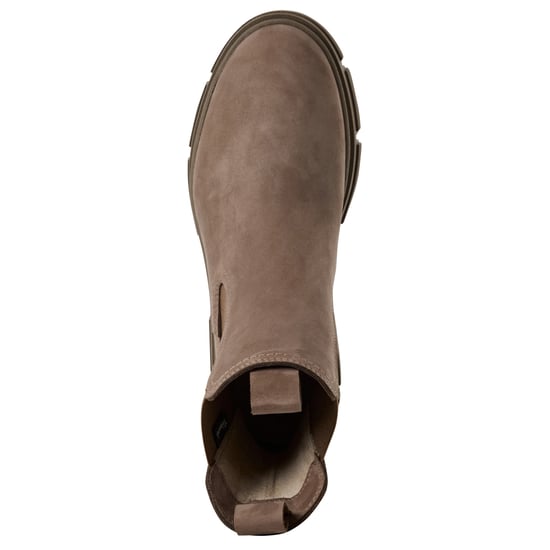 Tamaris Dames Dune Taupe Bruine Leren Klassieke Hoge Chelsea Enkellaarsjes - Image 5