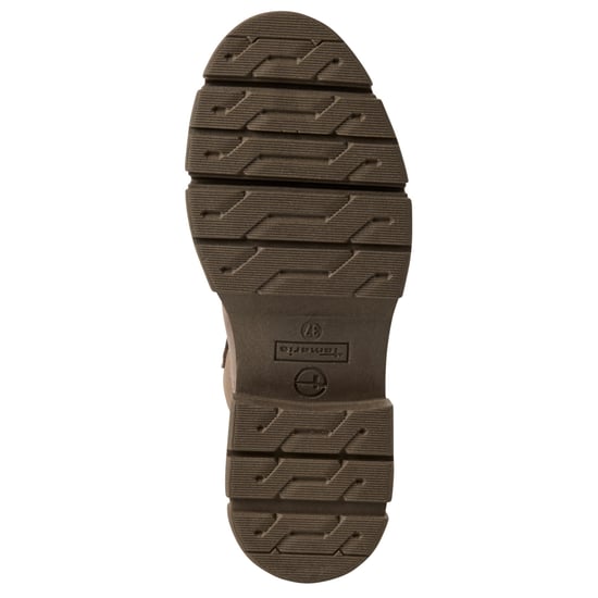 Tamaris Dames Dune Taupe Bruine Leren Klassieke Hoge Chelsea Enkellaarsjes - Image 6