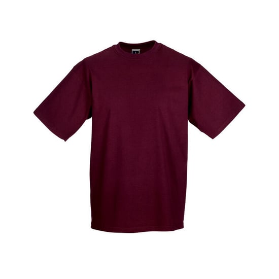 Russell Heren Organisch T-Shirt met korte mouwen (Bourgondië) - Image 1