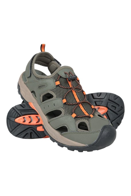 Mountain Warehouse Heren Rift Drainage Sandalen (Kaki Groen) - Image 1