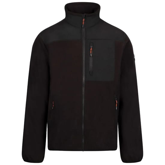 Trespass Heren Lafferty Fleece Jas (Zwart) - Image 1
