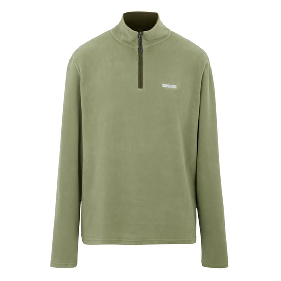 Regatta - Geweldig voor Buiten Heren Thompson Half Zip Fleece Sweater (Olie groen) - Image 1
