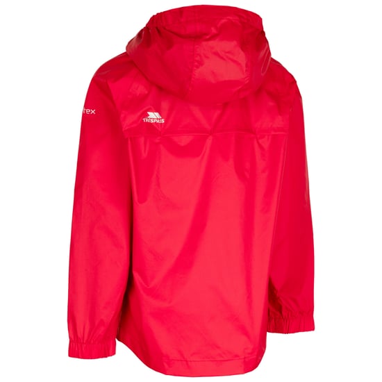 Trespass Kinder/Kinder Qikpac Packaway Jas (Rood) - Image 2