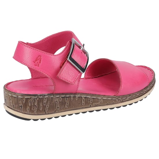 Hush Puppies Dames/dames Ellie leren wig sandalen (Roze) - Image 2