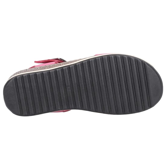 Hush Puppies Dames/dames Ellie leren wig sandalen (Roze) - Image 4