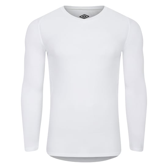 Umbro Heren Pro Base Layer Top met lange mouwen (Wit) - Image 1