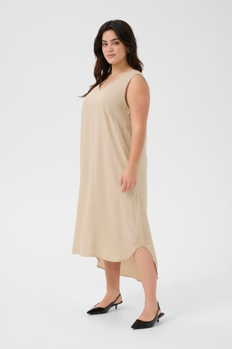 Jurk A-shape beige - Image 2